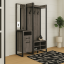 Прихожая в коридор Tobi Sho Бракстон ПЛ/6 в стиле Лофт с зеркалом, 1320x350x1900 мм Хортица Кропивницкий