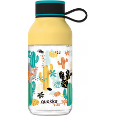 Детская бутылка для воды Quokka Cactus 430 мл Желто-голубой (40157)