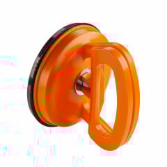 Держатель-присоска для стекла и плитки Polax одинарная 115 мм Оранжево-черный (37-186) Косов