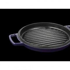 Кастрюля с крышкой-гриль, чугунная KitchenAid KCPI60CRIG Professional Cast Iron, 3,8 л, 24см Киев