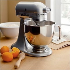Планетарный миксер KitchenAid 5KSM150PSEMS ARTISAN, 4.83 л, серебряный медальон Одеса