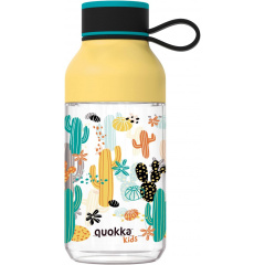 Детская бутылка для воды Quokka Cactus 430 мл Желто-голубой (40157) Киев