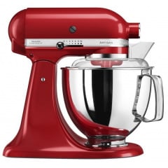 Миксер планетарный настольный KitchenAid Artisan с чашей 4.8л 5KSM175PSEER с двумя чашами Красный Київ