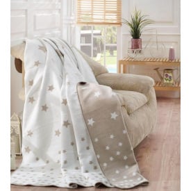 Плед-покривало Art of Sultana М1669 Євро 200х240 см Бежево-білий (DP70740)