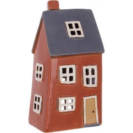 Интерьерный подсвечник BonaDi Old Town House N10 12х8.5х23 см Красный (DP231212)