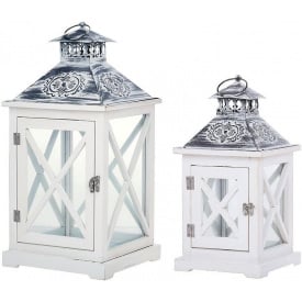 Набор подвесных фонарей-подсвечников BonaDi Nottingham 2 шт Белый (DP233201)