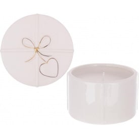 Интерьерный подсвечник Bona Golden Bow diameter 9.5 см Белый (DP261639)