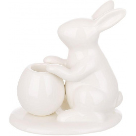 Интерьерный подсвечник Bona White Rabbit 12 см (DP261652)