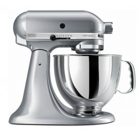 Планетарный миксер KitchenAid 5KSM150PSEMC ARTISAN, 4.83 л, хромовый металлик