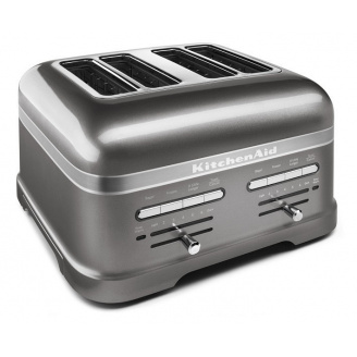 Тостер KitchenAid 5KMT4205EMS Artisan, на 4 хлібці, срібний медальйон