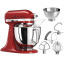 Миксер планетарный настольный KitchenAid Artisan с чашей 4.8л 5KSM175PSEER с двумя чашами Красный Київ