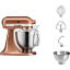 Миксер планетарный настольный KitchenAid Artisan 5KSM185PSECP чаша 4.8л, с двумя чашами, медный Киев