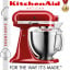 Миксер планетарный настольный KitchenAid Artisan 5KSM185PSEER чаша 4.8л, с двумя чашами, красный Косов
