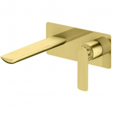 Змішувач для раковини Kohlman Experience золотий матовий + BOX прихованого монтажа (QW185EGDB)