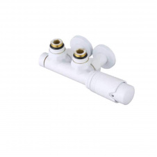 Термостатичний комплект Arttidesign для нижнього підключення 1/2 50мм білий