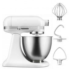 Міксер планетарний KitchenAid Mini 5KSM3311XEFW міні з чашею 3,3 л Матовий Білий