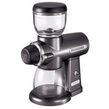 Кавомолка KitchenAid 5KCG100EPM, жорного типу, сірий металік