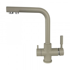 Змішувач для кухні під осмос Globus Lux Lazer GLLR-0888-4-COLORADO бежевий матовий Київ