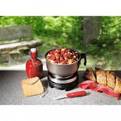 Електроплита Rommelsbacher RK 501/S, туристична з каструлею Луцьк