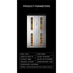 Дегідратор комерційний Tekhniko DH-80H-SS нержавіюча сталь (80 лотків) Київ