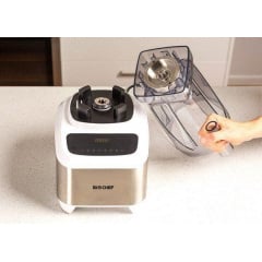 Блендер професійний BioChef Atlas Power Blender(Stainless Steel) - самий безшумний супер блендер, червоний Суми