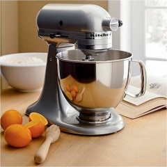 Планетарний міксер KitchenAid 5KSM150PSEMS ARTISAN, 4.83 л, срібний медальйон Харьков