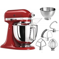 Міксер планетарний настільний KitchenAid Artisan з чашею 4.8 л 5KSM175PSEER з двома чашами Червоний Киев