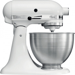 Планетарний міксер KitchenAid Classic 5K45SSEWH, 4.3 л, білий глянець Ровно