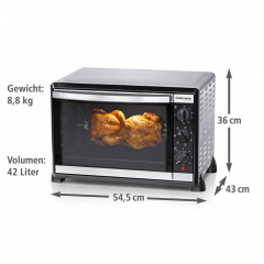 Электропечь с грилем Rommelsbacher BG 1805/E, 42 л Луцк