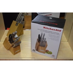 Набір кухонних ножів KitchenAid KKFSS14CS, 14 предметів із точилом для ножів Гайсин