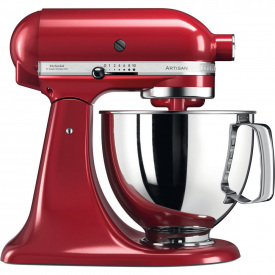 Міксер планетарний KitchenAid 5KSM125EER, 300 Вт 4,8 л, червоний