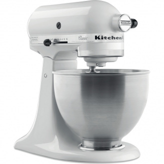 Планетарний міксер KitchenAid Classic 5K45SSEFW,4.3 л, білий матовий