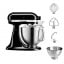 Міксер планетарний настільний KitchenAid Artisan 5KSM185PSEOB чаша 4.8 л, з двома чашами, чорний Львов