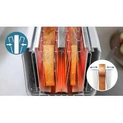 Тостер Philips HD2511/00 27.8х18.5х16.7 см Белый (7046645) Киев