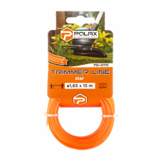 Жилка для триммера Polax Звезда 1,65 мм 15 м Оранжевый (70-070)