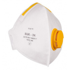 Респиратор Polax с клапаном БУК 2К Белый (100-446)