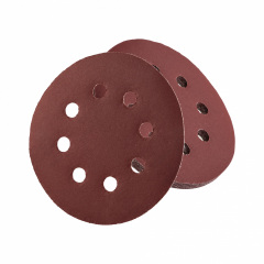 Шлифовальный круг Polax на липучке самозацепной 125 мм К400 Красный 10 шт (54-223) Киев