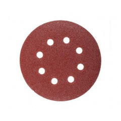 Шлифовальный круг Polax на липучке самозацепной 125 мм К600 Красный 10 шт (54-224) Киев