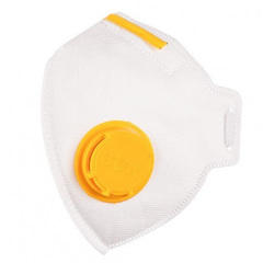 Респиратор Polax с клапаном БУК 2К Белый (100-446) Черновцы