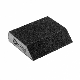Губка шліфувальна P40 Polax кутова 110х90х25 мм Чорний (54-225)