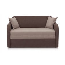 Диван-кровать раскладной Эльф-130 см двухцветный кофейно-бежевый 