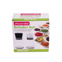 Набір млинів Kamille 7016 для спецій, 2 штуки Полтава