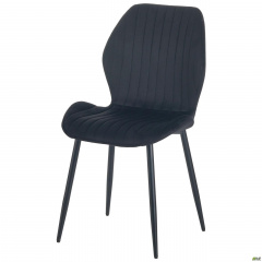 Мягкий стул Lily вельвет черный Киев