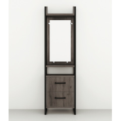 Прихожая в коридор Tobi Sho Остин ПЛ/1 в стиле Лофт с зеркалом, 1780x350x1900 мм Хортица Винница