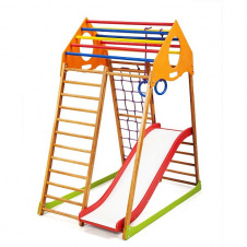 SportBaby Дитячий спортивний комплекс для будинку KindWood Plus 1