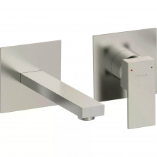 Змішувач прихованого монтажу для умивальника Volle Pardo Cepillado нікель (1548.010302) 