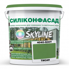 Фарба фасадна силіконова Skyline Силіконфасад 4040-G30Y (C) Тисан 5 л (2595725009)