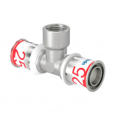 Трійник Uponor S-Press PLUS внутр. різьба 25-Rp1/2"FT-25 (1070598)