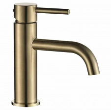 Змішувач для раковини VBI Milano BRUSHED GOLD низкий (VBI-050100BG)