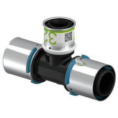 Трійник редукційний Uponor S-Press Plus PPSU 40-32-40 Цумань